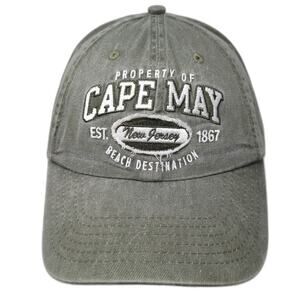 Royal Resortwear Cape May New Jersey Beach Destination Hat Green Baseball Cap